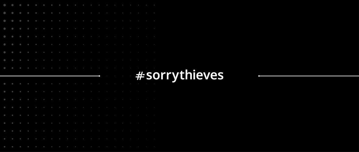 #sorrythieves: We're Ending Bike Theft by 2020
